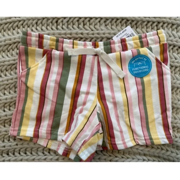 NWT Set of 3 Carter’s toddler pull on shorts girls sz 2T - Picture 3 of 5